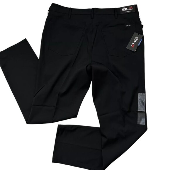 Ralph Lauren RLX Tailored Fit 5 Pocket Tech Pants Size 36x34 Black NWT - Picture 11 of 12